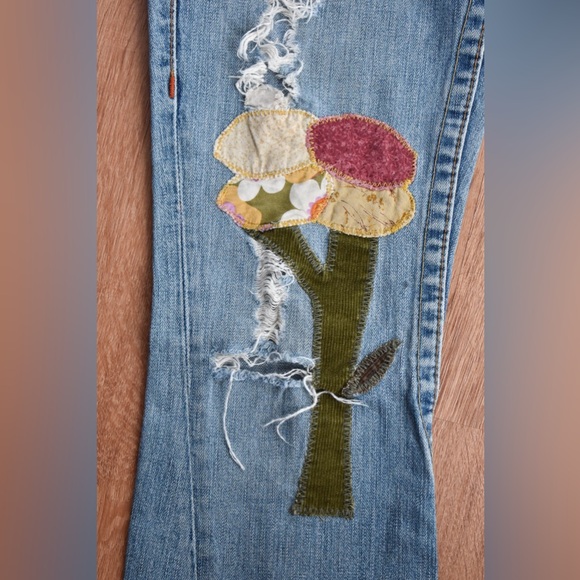 True Religion Y2K Ashbury Patchwork Jeans - Picture 2 of 13